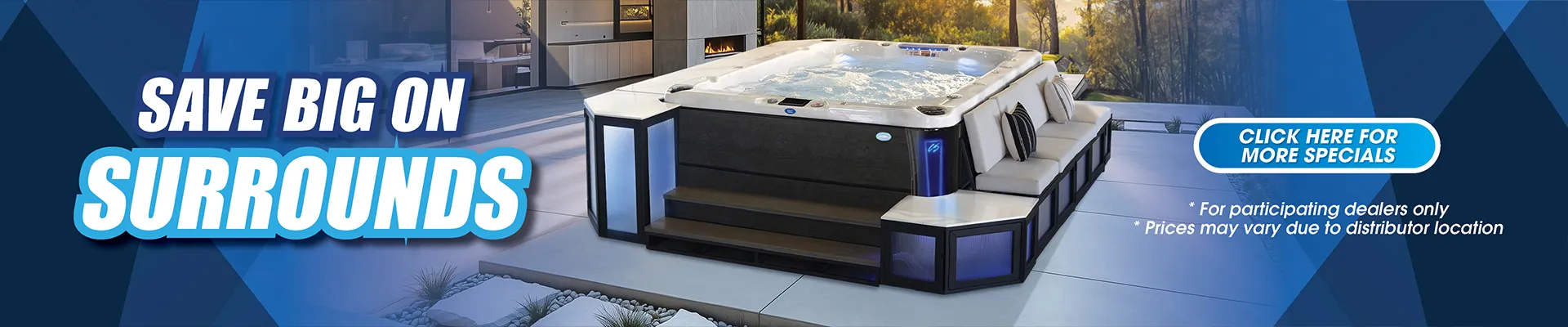 Calspas hot tub being used in a family setting - Jennison