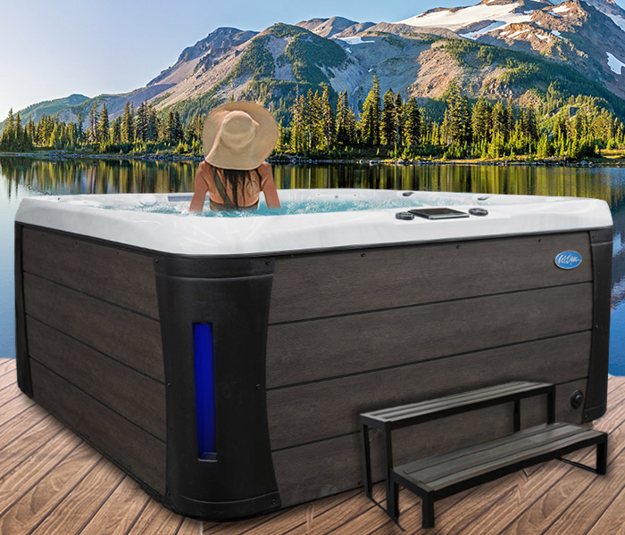 Calspas hot tub being used in a family setting - hot tubs spas for sale Jennison